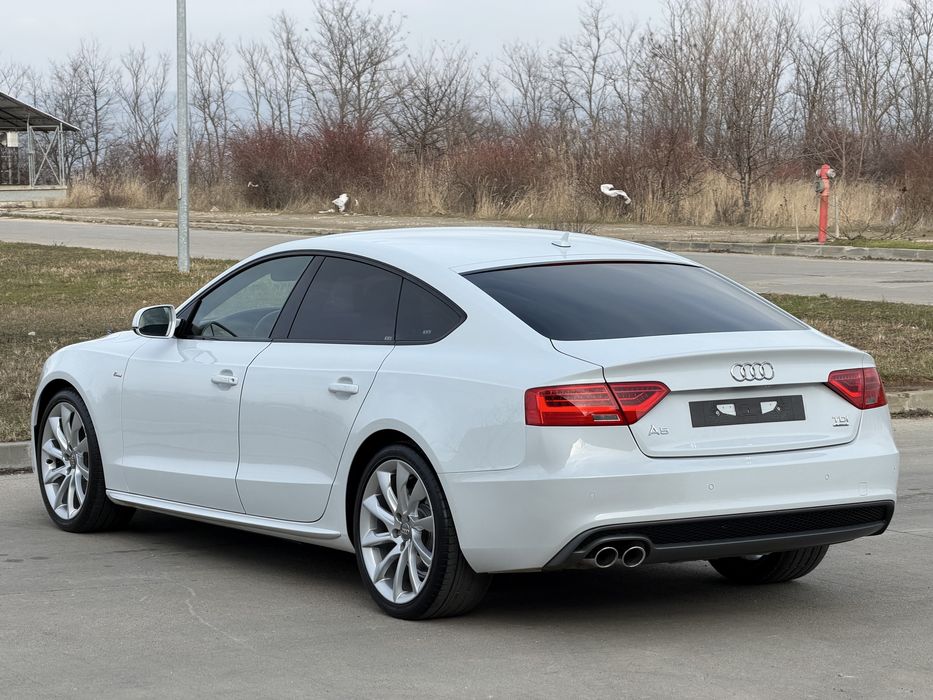 Audi A5 2.0Tdi Automat Quattro 4x4 S-Line din Fabrica Alb Perlat