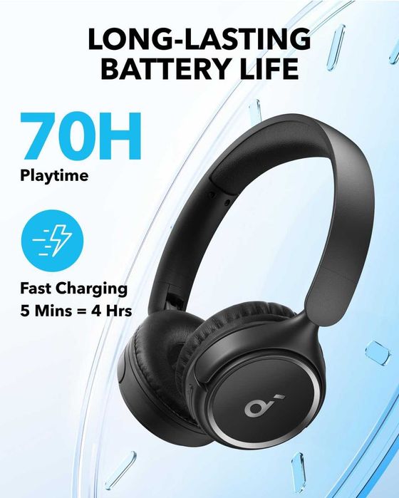 Soundcore H30i — беспроводные наушники 70 ч работы. Есть доставка