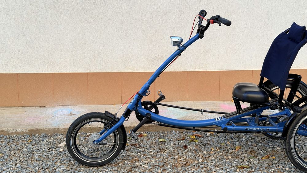 PFAU-TEC PFIFF ScooterTrike – Tricicletă Premium Adulți Germania – Shimano Nexus 7 Viteze – Suspensie – Scaun cu Spătar – 16/20”