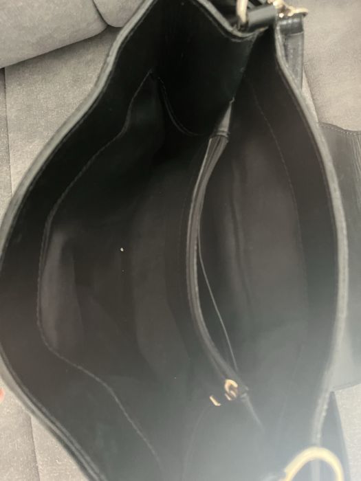 Geanta piele neagra