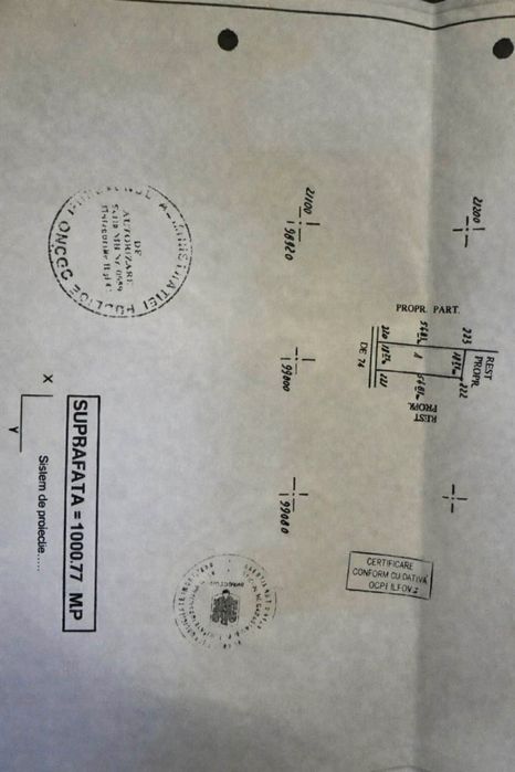 Teren 1.000 mp Glina - 18 ml -dubla deschidere-accept schimb cu apart.