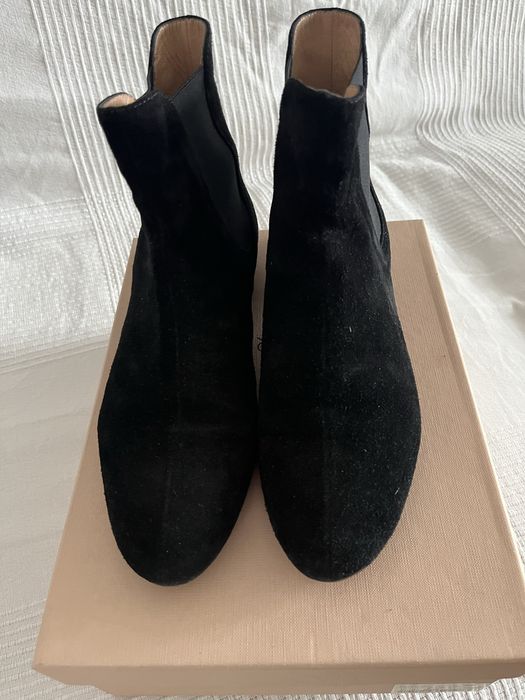 Ghetute Musette din piele intoarsa