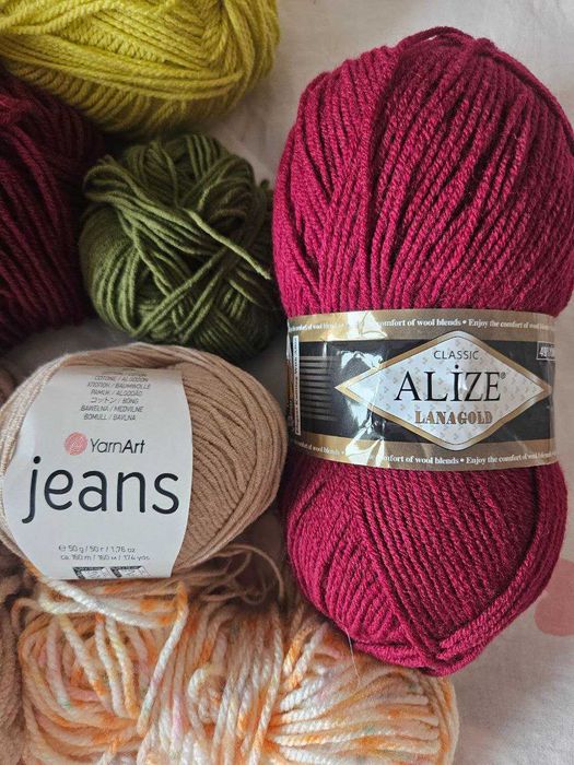 Пряжа разных типов