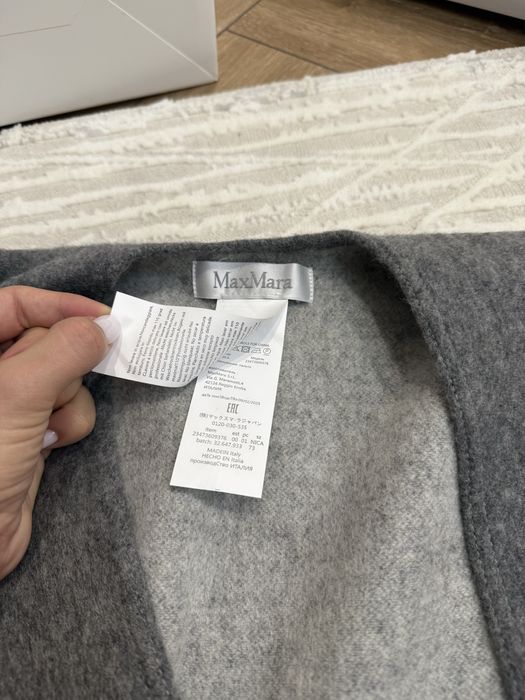 Пончо Max Mara двусторонняя 100% шерсть