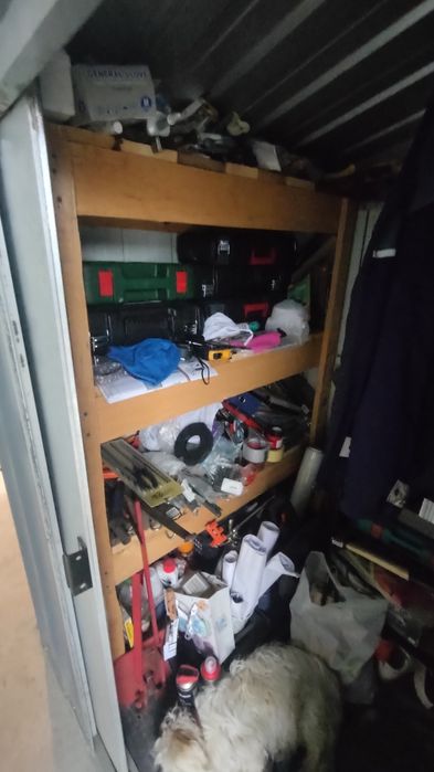 Baracă exterioară pentru unelte prevăzută cu două uși 180x120x180