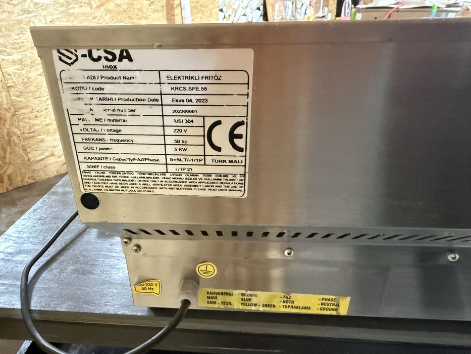 Vand friteuza profesionala electrica