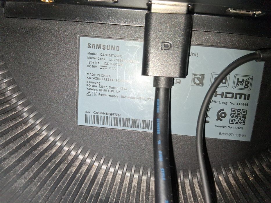 Vand monitor Samsung G5 2k ( 144 hz )