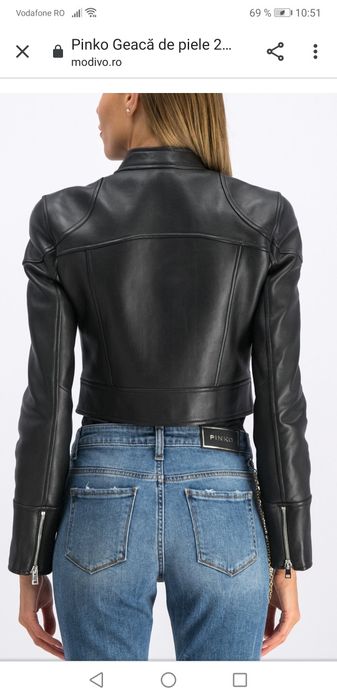 Geaca piele pinko