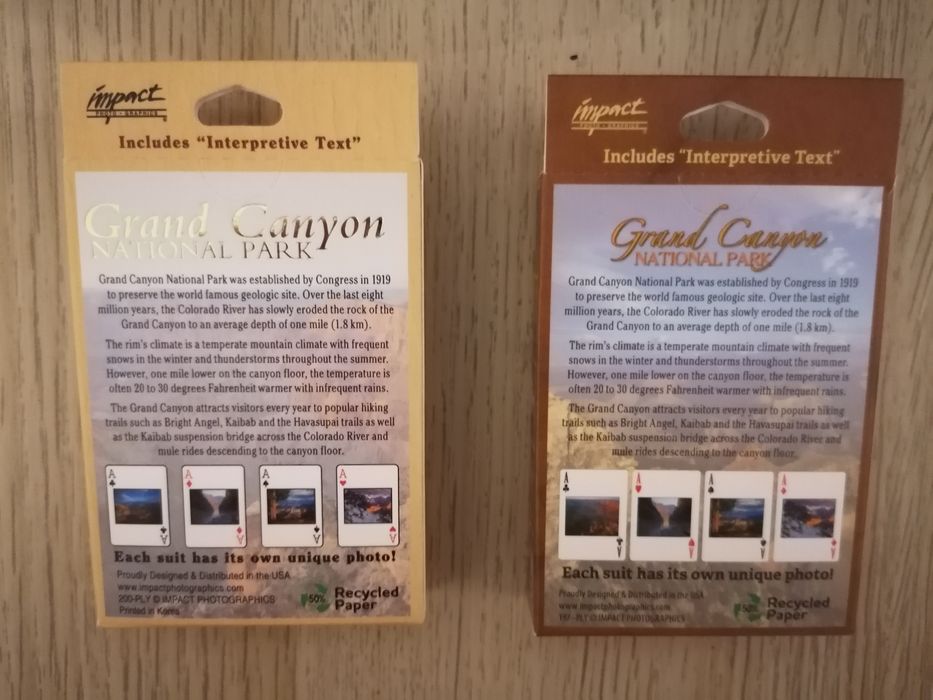 Carti de joc Grand Canyon