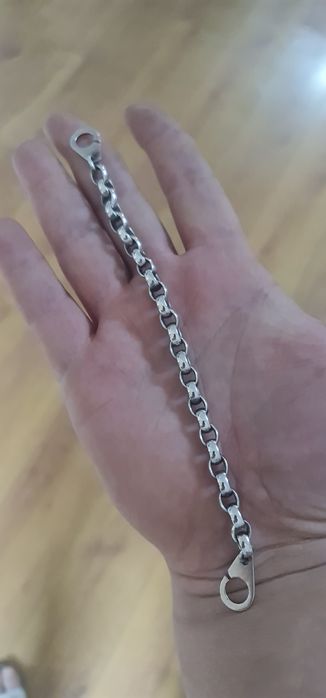 Brățară argint masivă