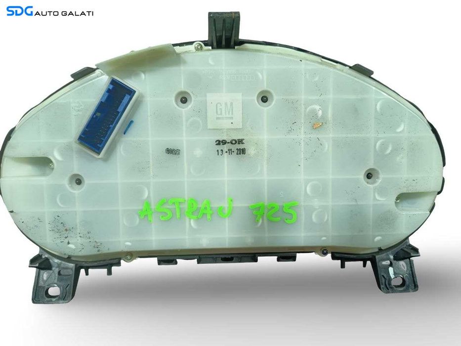 Ceas Ceasuri Cluster Instrumente Bord Opel Astra J 1.7 CDTI 2009 - 2015 Cod 13355676 [A0491]