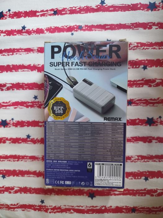 Power bank Remax мощность 30000Mah