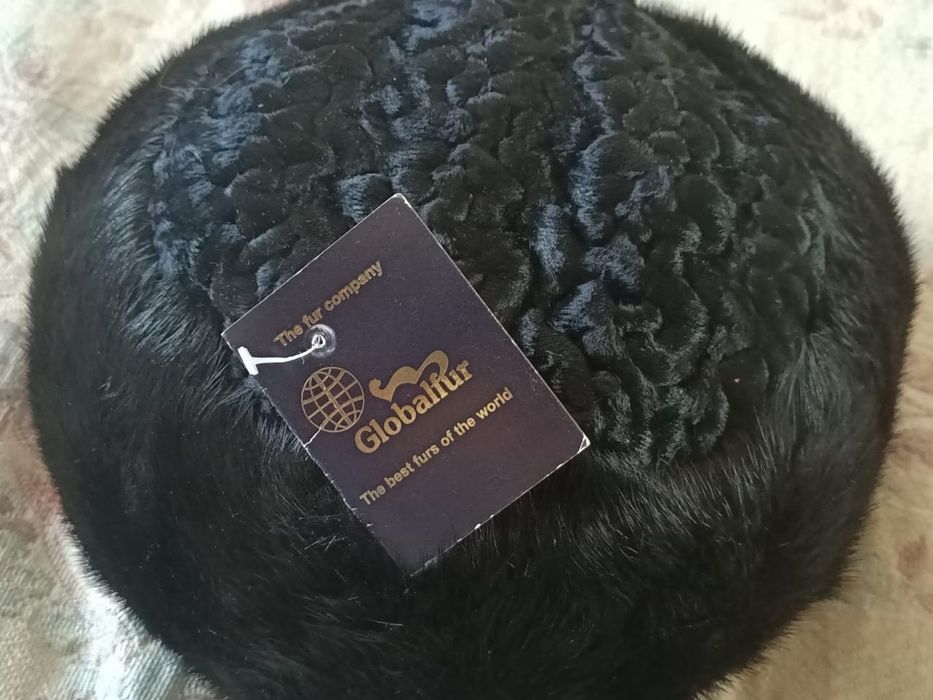 Мужская шапка из норки