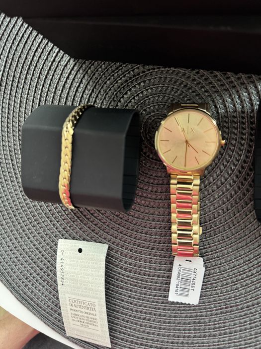 Комплект часовник гривна ARMANI EXCHANGE AX7144