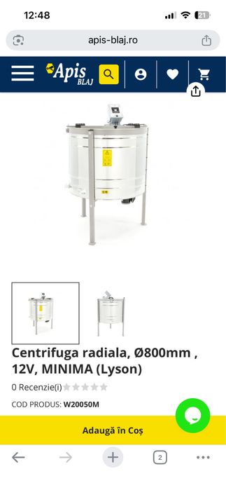 Centrifuga radiala 24 rame 3/4 -1/2