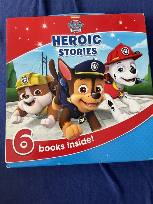 Куфарче с 6 книжки Пес патрул на английски език