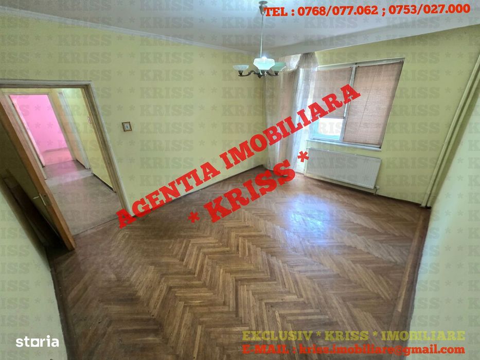 Apartament 2 Camere TRIVALE Cf. 1 Decomandat Etaj 1 Liber Boxă 56 Mp.