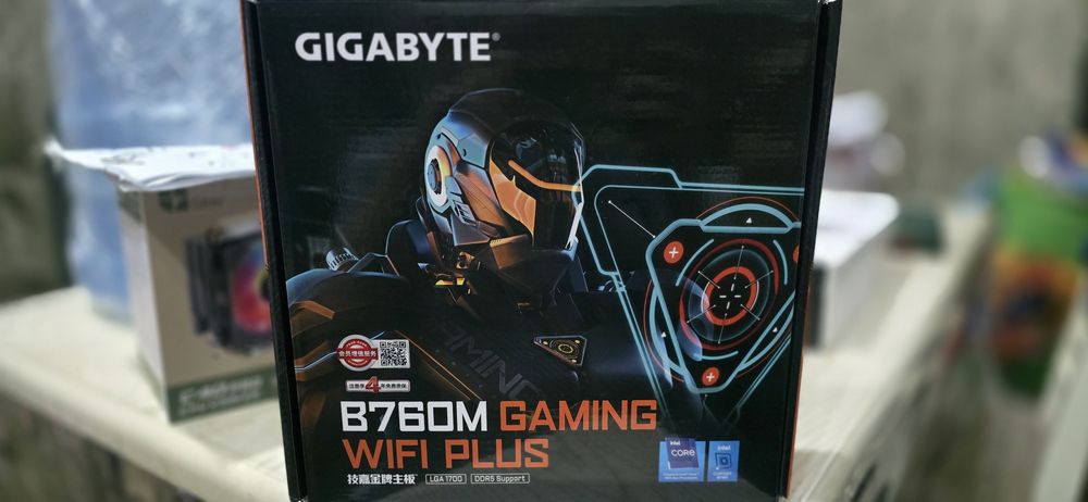 B760M Gaming plus wi fi фулл Комплект в идеале