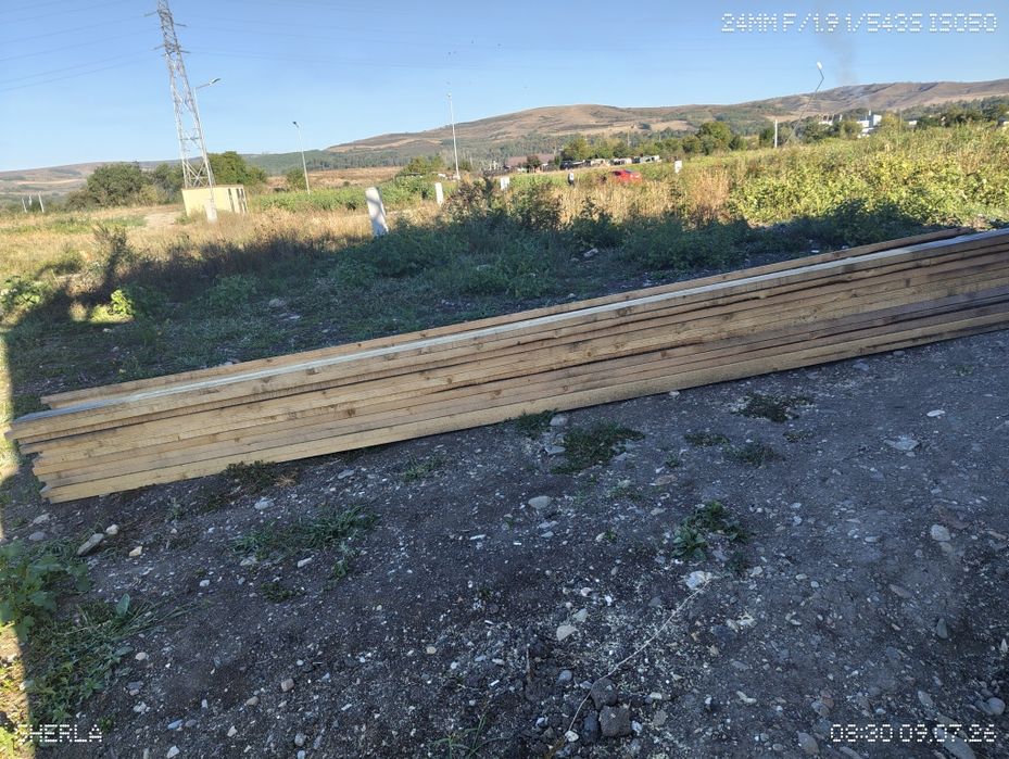 Poste lemn 2 metrii cubi, 6m lungime, 20cm latime si 5cm grosime