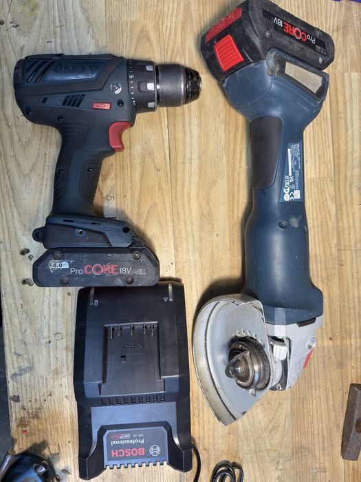 Bosch profesional GSR18v-28 si GWS18v-10