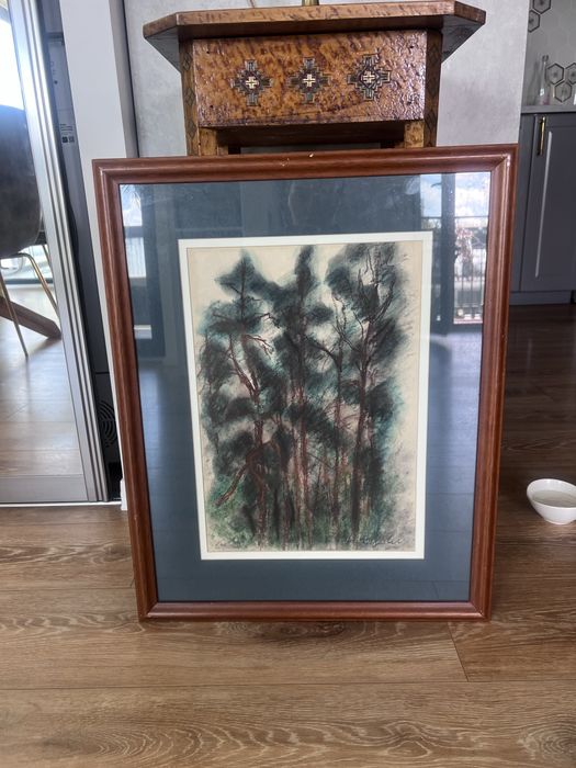 Pastel Sabina Negulescu Florian , Padurea de la Tetcani