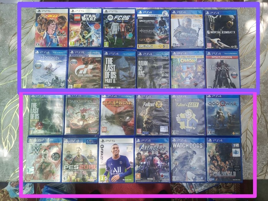 Ps4 disklari диски для плейстейшн ps4 ps5 ps VR Vita