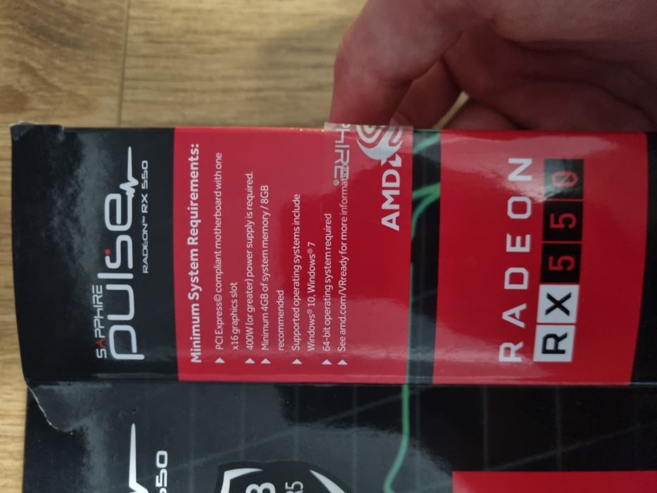 Placă video rx 550 sapphire pulse