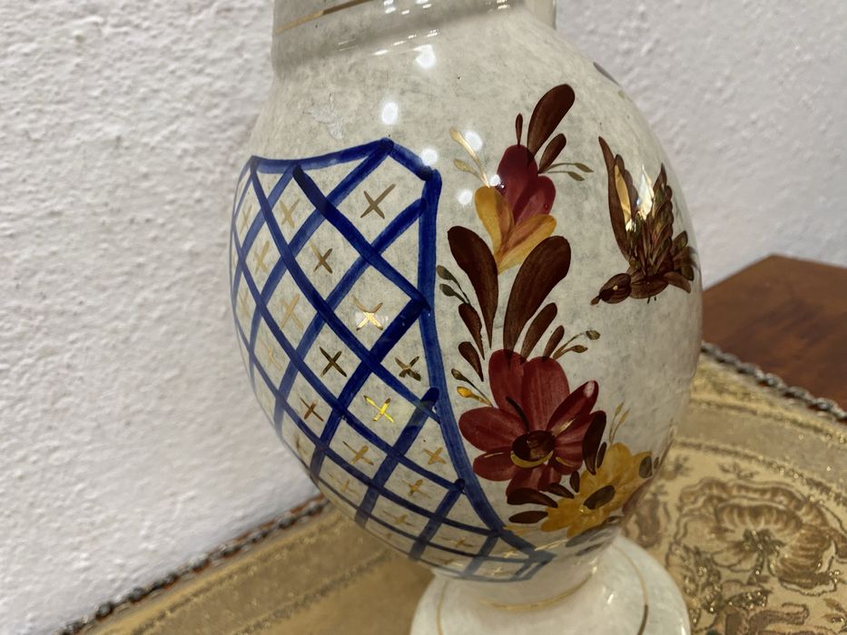 Голяма италианска кана от порцелан -ваза