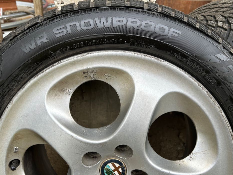 Зимни гуми Nokian с лети джанти 205/55/16 DoT2020