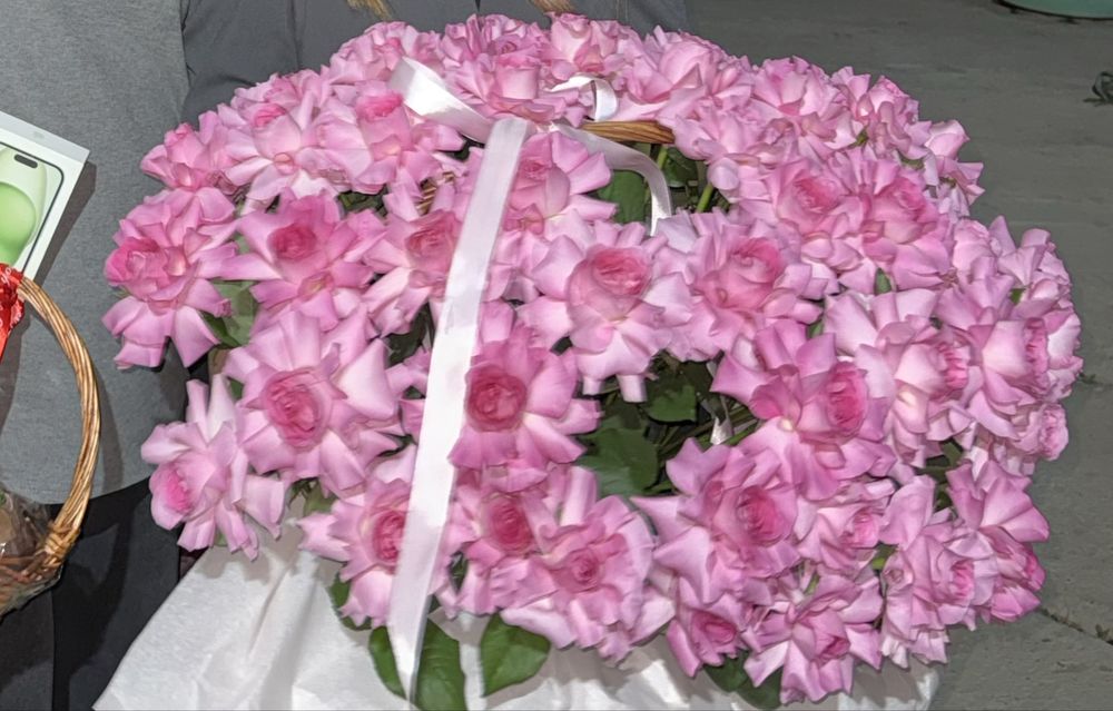 Свежий красивый букет цветов