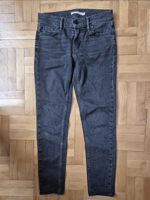 Blugi Premium Levi's 710 Super Skinny, Denim Tehnic, Damă - 26x32