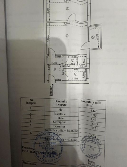 Vand apartament 2 camere zona Spiru