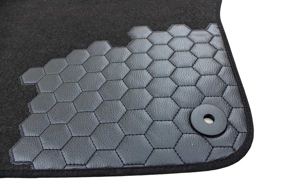 Covorașe Audi A4 B8 2008-2015, piele + mochetă set complet presuri auto premium