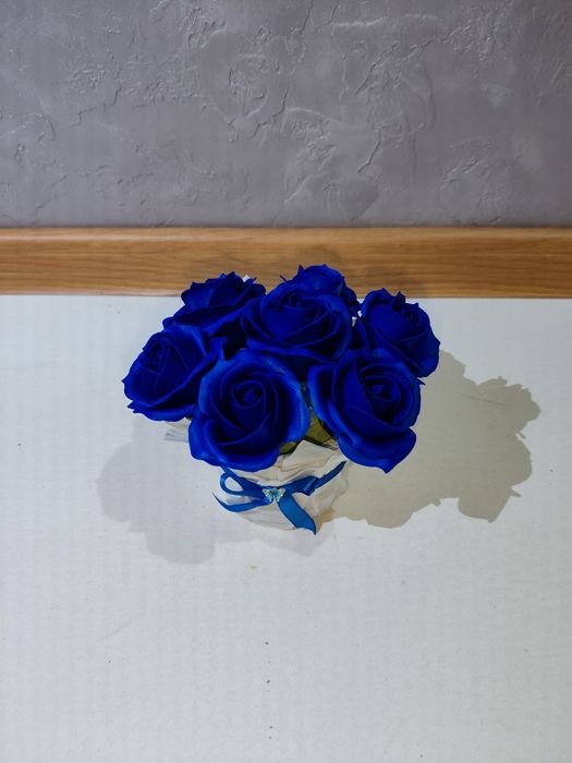 Интерьерный букет из мыльных роз — Не вянет до 5 лет!