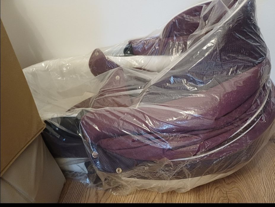 Cărucior Adamex 3 în 1 – roți cu suspensie, stare foarte bună