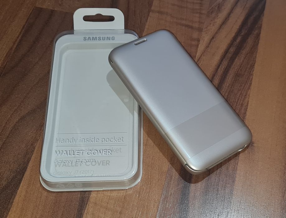 Husa flip smart activa originala Samsung Wallet Cover J7 2017 J730