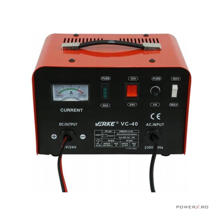 Redresor 12-24V, incarcator pentru baterie cu functie de boost, 20