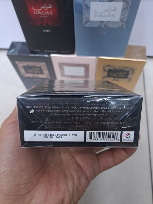 Rasasi Hawas For Him ICE FIRE Black Elixir