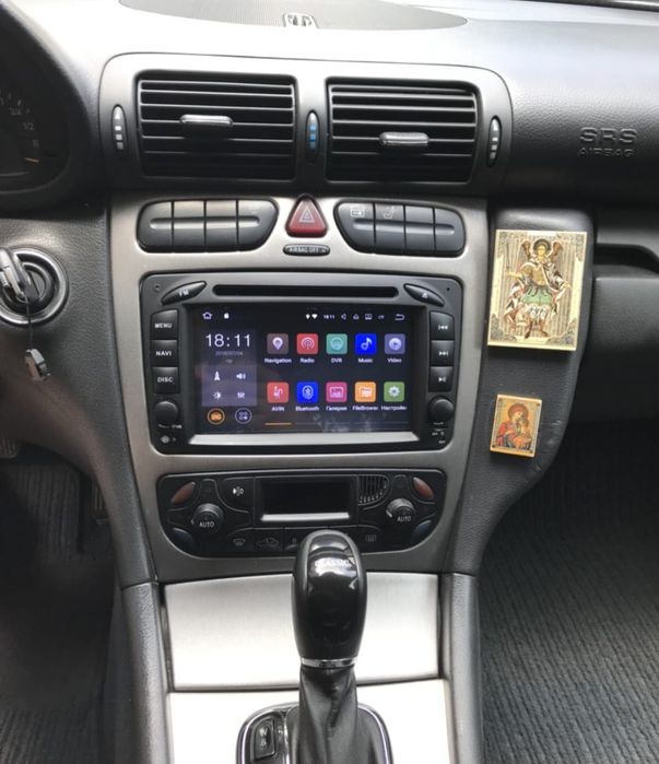 Мултимедия ANDROID C class w203 W209 G class vito Андроид навигация