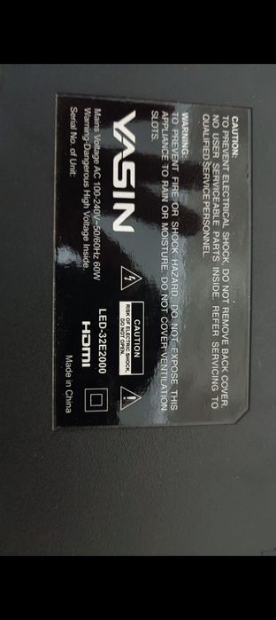 Телевизор Yasin LED-32E2000