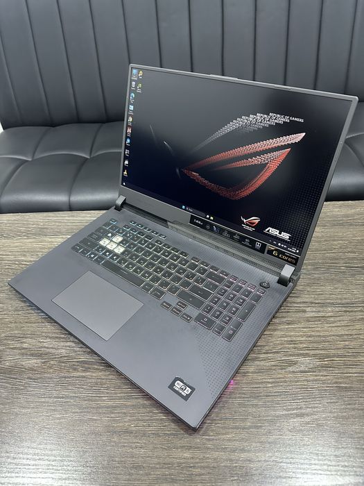 мощный 12-ядерный Ryzen 5 ноутбук, Asus Rog G713, RTX 3050 Ti 4GB