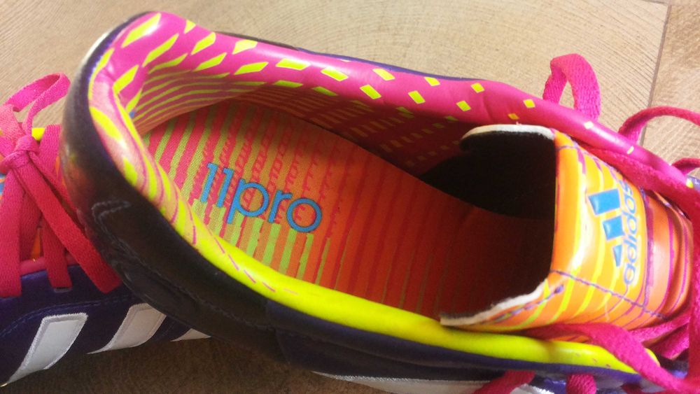 Adidas Adipure 11Pro Purple/White EUR 42  бутонки естествена кожа