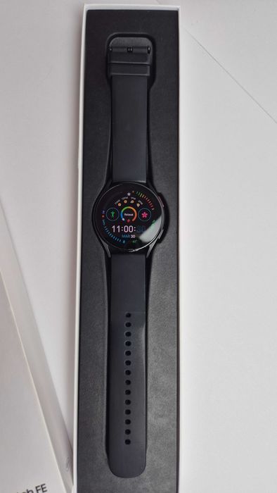 Samsung Galaxy Watch FE Black, impecabil, cutie originală