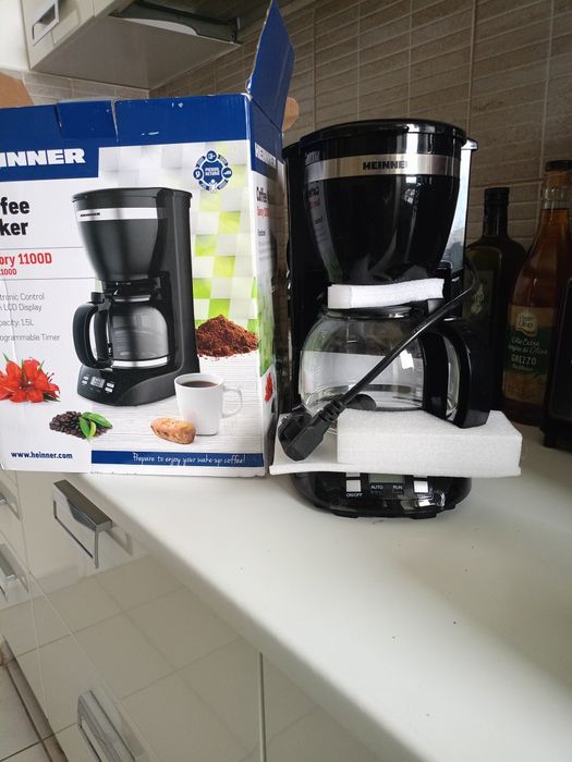Vând cafetieră Heinner,cu program,nou nouta,produs de calitate superio
