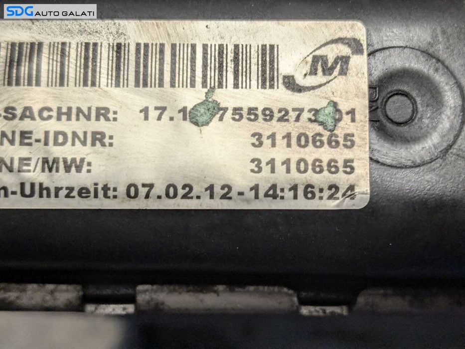 Radiator Racire Apa BMW Seria 1 E81 E82 E87 E88 2.0 Benzina 2004 - 2013 Cod 7559273 3110665 [LR2971]