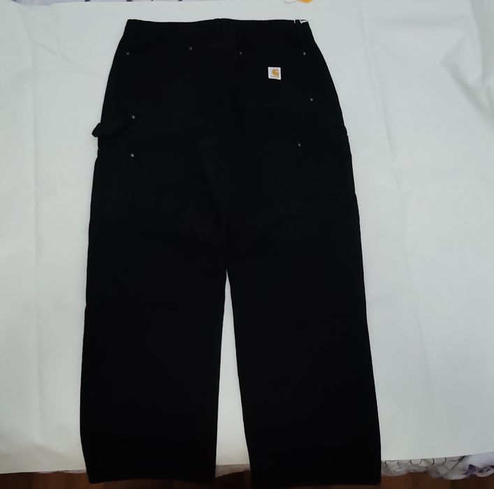 Carharrt WIP DOUBLE KNEE PANT - Pantaloni - Black Rinsed Mărime 36
DOUBLE  Pantaloni - black rinsed