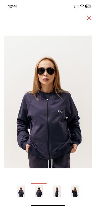 Бомбер женский PDWR, S, графит