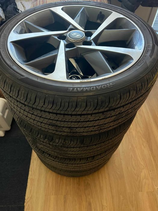 Оригинални 19" OEM джанти Hyundai Sonata 5x114.3 с гуми (DOT 2023) и TPMS