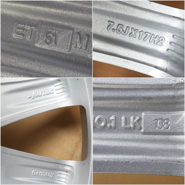 jante aliaj 17; 5x108; Ford Kuga, Focus 3, Focus 4,C-max, S-max