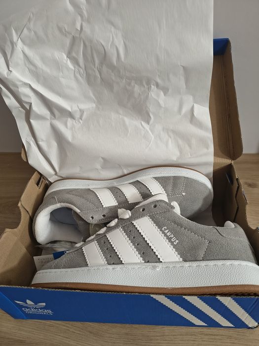 Adidas campus-grey three ftwr white gum